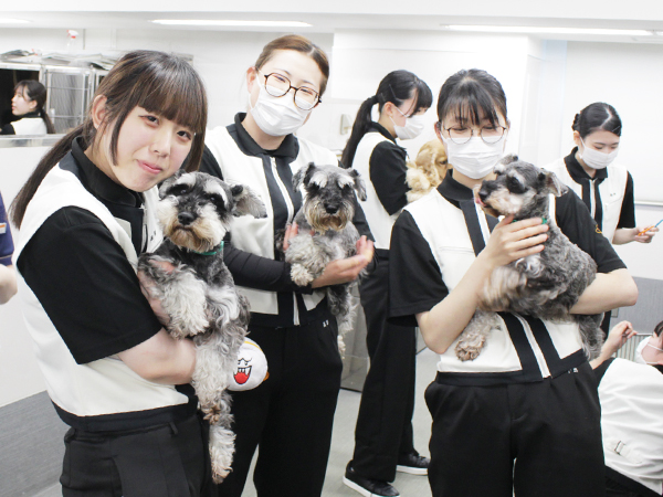 モデル犬の歯みがき！